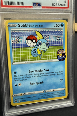 2020 Pokemon Futsal Sobble on the Ball #005 PSA 9 MINT Promo UK Exclusive Card - Image 2