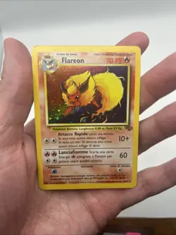 ITALIAN 3/64 Flareon Holo Rare Jungle Pokemon TCG Unlimited Edition - Image 3