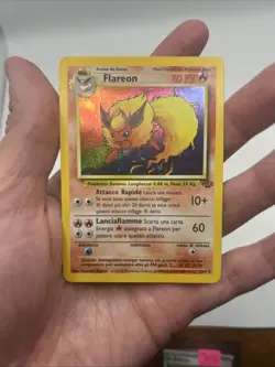 ITALIAN 3/64 Flareon Holo Rare Jungle Pokemon TCG Unlimited Edition - Image 4