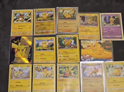 (14) Pokemon TCG Pikachu Mixed Card Lot. NM - Image 1