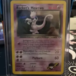 Pokemon TCG Rockets Mewtwo Gym Challenge Holo Card 14/132 P - Image 1
