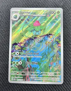 Pokemon TCG Card Ivysaur 167/165 Scarlet & Violet 151 IR *English* - NM - Image 1