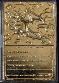 Charizard - 23K Gold Plated Pokemon Card Burger King Promotion 1999 Nintendo - Image 2