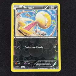 Scraggy 66/111 Furious Fists Reverse Holo Pokemon Card 2014 English - Image 1