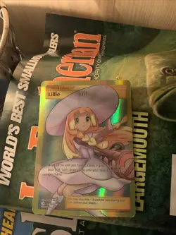 Pokemon Lillie 147/149 Sun & Moon Base Full Art Trainer English LP/MP - Image 1