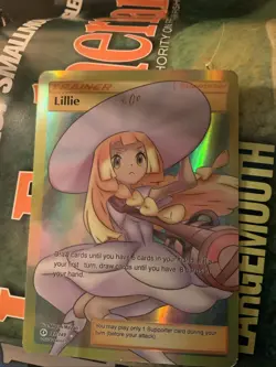 Pokemon Lillie 147/149 Sun & Moon Base Full Art Trainer English LP/MP - Image 2