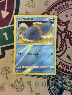 Wailmer 45/236 Reverse Holo Card Sun & Moon - Cosmic Eclipse Pokemon TCG - Image 3