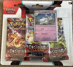Pokemon SV3 Obsidian Flames 3-Pack Booster Blister Packs Set of 2 SEALED! - Image 2