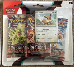 Pokemon SV3 Obsidian Flames 3-Pack Booster Blister Packs Set of 2 SEALED! - Image 3