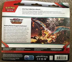 Pokemon SV3 Obsidian Flames 3-Pack Booster Blister Packs Set of 2 SEALED! - Image 4