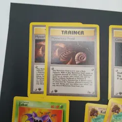 Lot of 17 Pokemon Fossil 1st Edition Common And Uncommon TCG Cards LP - Image 2