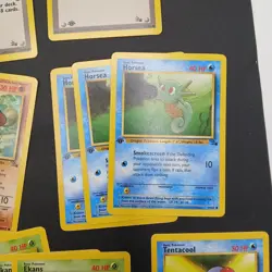 Lot of 17 Pokemon Fossil 1st Edition Common And Uncommon TCG Cards LP - Image 4