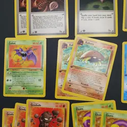 Lot of 17 Pokemon Fossil 1st Edition Common And Uncommon TCG Cards LP - Image 5