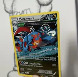Salamence XY59 Cosmos Holo Black Star Promo Pokemon Card MINT + DOUBLE SWIRL - Image 3