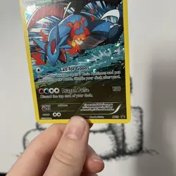 Salamence XY59 Cosmos Holo Black Star Promo Pokemon Card MINT + DOUBLE SWIRL - Image 5