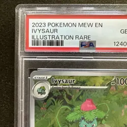 2023 POKEMON MEW EN-151 ILLUSTRATION RARE #167 IVYSAUR PSA 10 - Image 4