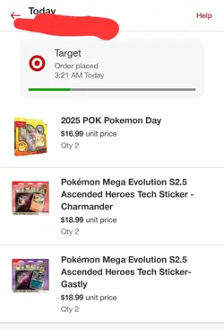 Pokemon TCG Ascended Heroes Tech Sticker Collection Gastly PRESALE - Image 2