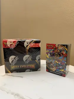 Pokemon Mega Evolution Enhanced Booster Box and Booster Bundle Lot Sealed New - Image 1