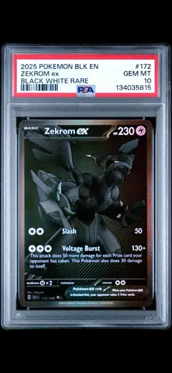 Pokemon TCG Zekrom EX 172/086 Black Bolt Holo PSA Gem Mint 10 *SAME DAY SHIP - Image 2