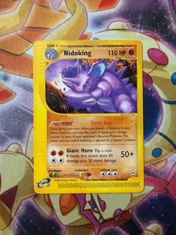Nidoking - 24/147 - Pokemon Aquapolis Non-Holo Card NM - Image 1