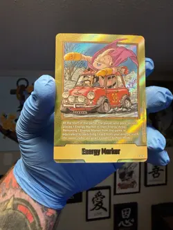 Fusion World Energy Marker E-87 Gold Manga Booster 02 Dragon Ball Card English - Image 1