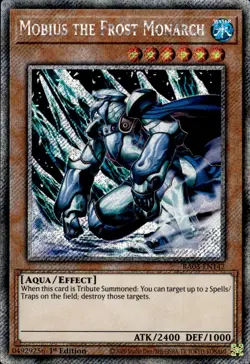 Mobius The Frost Monarch - Platinum Secret Rare 1st Ed. RA03-EN142 - NM - YuGiOh - Image 1