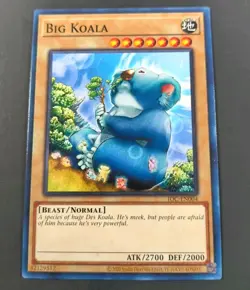 Yu-Gi-Oh! Invasion Of Chaos Big Koala Common Card IOC-EN004 NM - Image 1