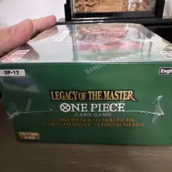 ONE PIECE LEGACY OF THE MASTER BOOSTER BOX OP12 24 Packs English Sealed new - Image 2