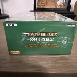 ONE PIECE LEGACY OF THE MASTER BOOSTER BOX OP12 24 Packs English Sealed new - Image 4