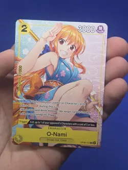 One Piece Welcome Pack Vol. 2 O-Nami OP06-101 Regular Promo NM/LP - Image 2