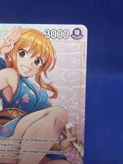 One Piece Welcome Pack Vol. 2 O-Nami OP06-101 Regular Promo NM/LP - Image 4