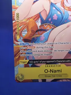 One Piece Welcome Pack Vol. 2 O-Nami OP06-101 Regular Promo NM/LP - Image 5