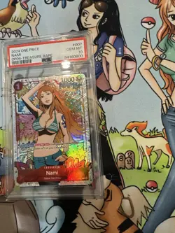 One Piece Nami Treasure Rare TR ST01-007 OP06 Wings Captain GEM MINT PSA 10 - Image 3