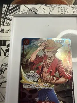Monkey D. Luffy P-001 Japanese ONE PIECE Card Game Championship Set Promo - NM - Image 3