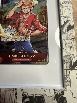 Monkey D. Luffy P-001 Japanese ONE PIECE Card Game Championship Set Promo - NM - Image 5