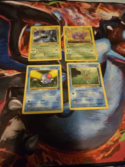 Pokemon Base Set Card Lot - Fossil Common Uncommon 1999 WoTC Heavy play - Image 1