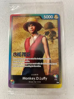 One Piece Card Game Monkey D. Luffy Promo Sealed Battle Pack Leader Kit Vol. 1 - Image 1