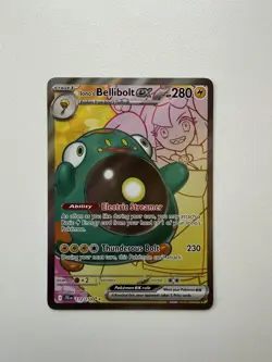 Pokemon TCG Journey Together Iono's Bellibolt EX Full Art Card 172/159 - Image 1