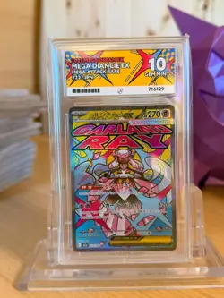 ACE 10 GEM MINT Mega Diancie MA 227/193 M2a Mega Dream ex Japanese Pokemon Card - Image 1