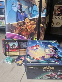 Lorcana Whispers In The Well Bundled Set (No Packs) Trove, Portfolio, Cards - Image 1