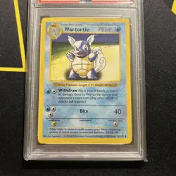 PSA 8 Shadowless Wartortle 42/102 -Vintage Graded Pokemon Card- Base Set - Image 2