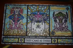 MTG Eldrazi Emrakul Kozilek Stained Glass Table Playmat TCG CCG Card Game Mat - Image 1