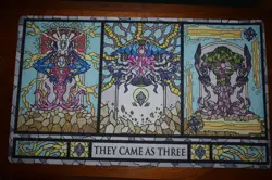 MTG Eldrazi Emrakul Kozilek Stained Glass Table Playmat TCG CCG Card Game Mat - Image 2