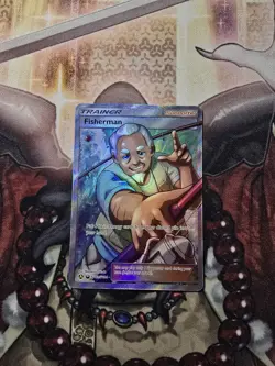 Fisherman SV83/SV94 Hidden Fates: Shiny Vault Holo - Pokemon Card NM - Image 1