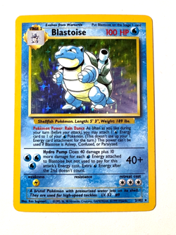 Blastoise #2/102 MP Condition / Base Set / Holo Rare / Pokemon Card - Image 1
