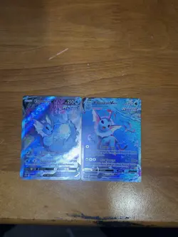 MINT Vaporeon VMAX/V SWSH181 and SWSH182 Alt Art:Sword & Shield Promo Cards Holo - Image 2