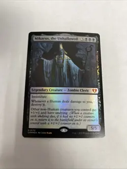 Mikaeus The Unhallowed Foil Commander Masters Card #0173 MTG LP - Image 1