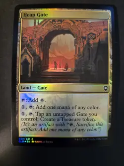 Heap Gate NM FOIL Commander Legends Battle for Baldur's Gate MTG FREE SHIPPING - Image 1