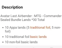 MTG Sealed Avatar Commander Bundle Lands Pack + Life Counter + 2 Boosters! - Image 4
