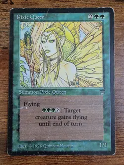 MTG Pixie Queen ⭐CHEAPEST ENGLISH⭐ HP Legends ⭐10 REAL HQ PICS! ⭐Rare 1994 Magic - Image 1